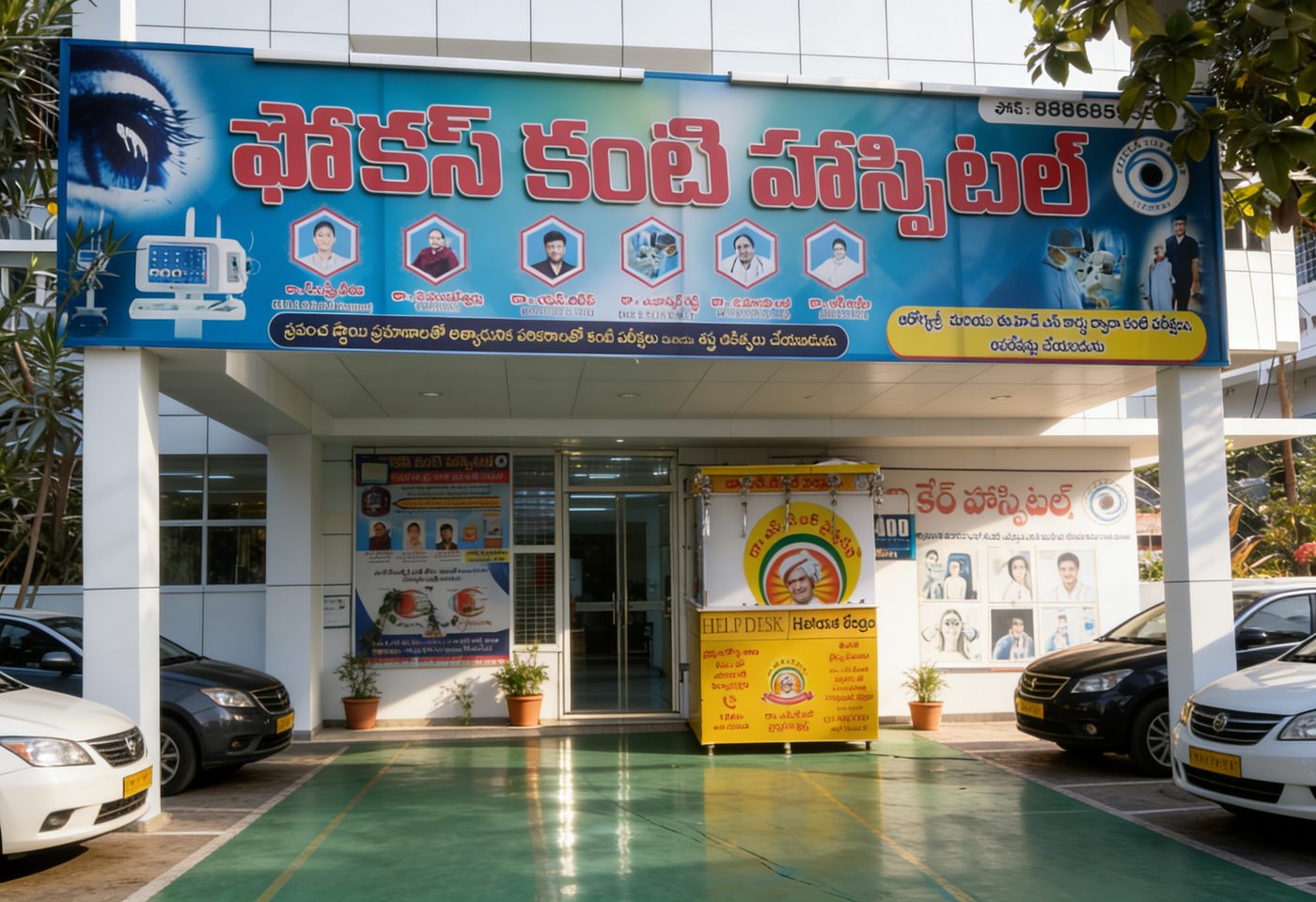 Focus Eye Care Hospital interior Repalle