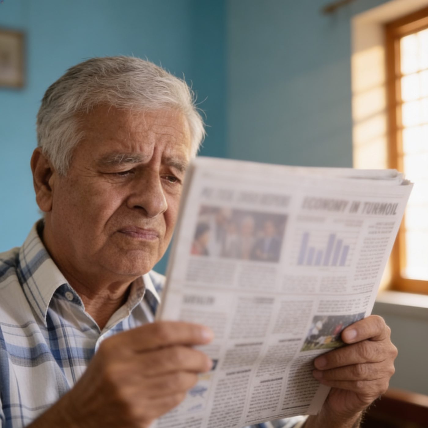 Difficulty reading due to cataract